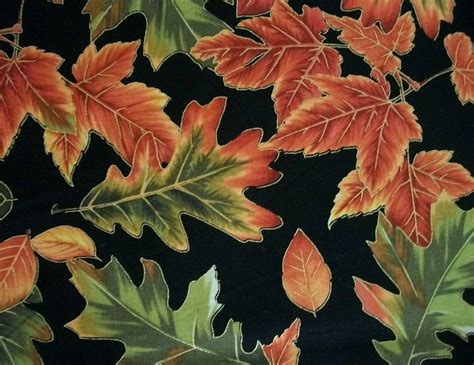 leaf fabric by the yard